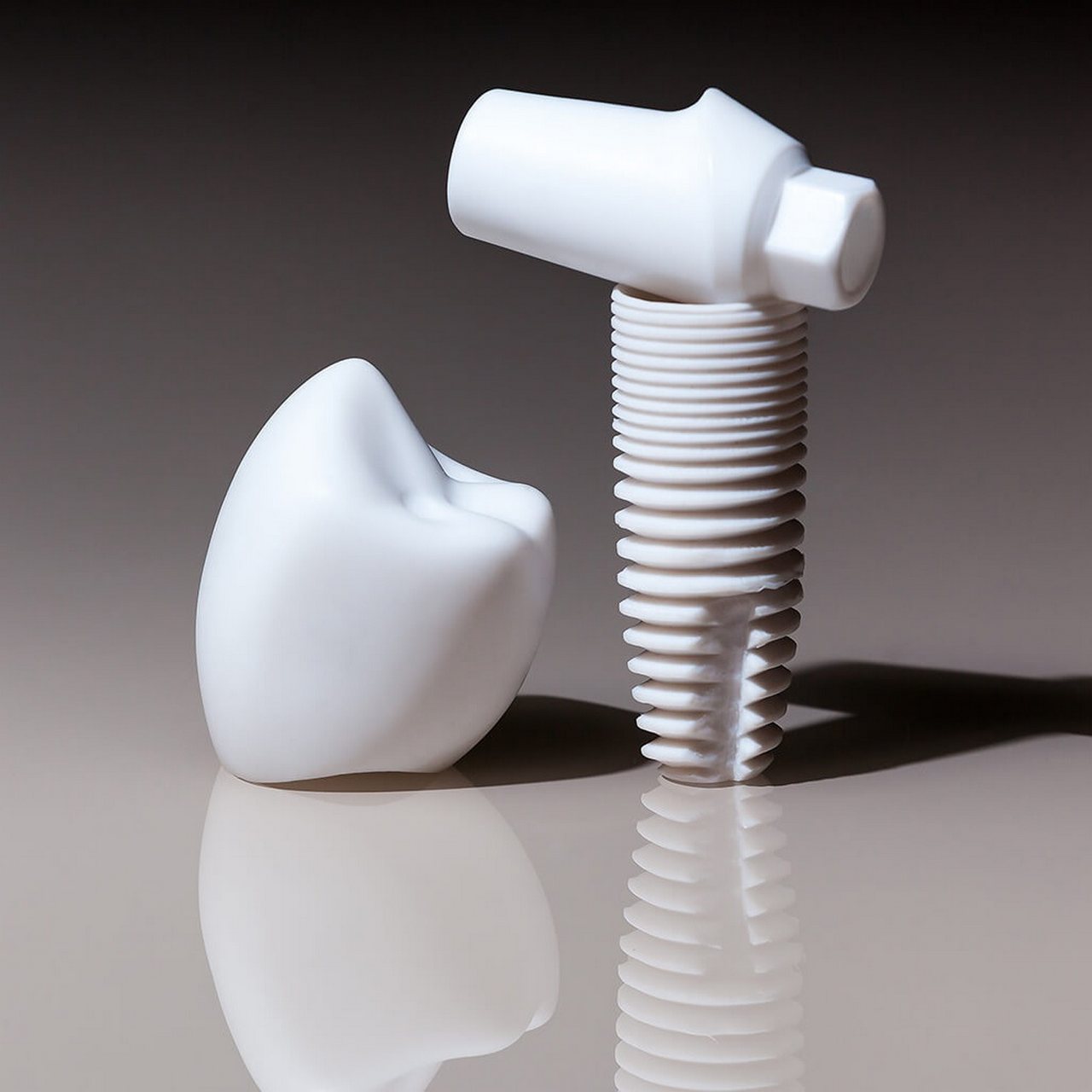 Имплантат из циркония, фото